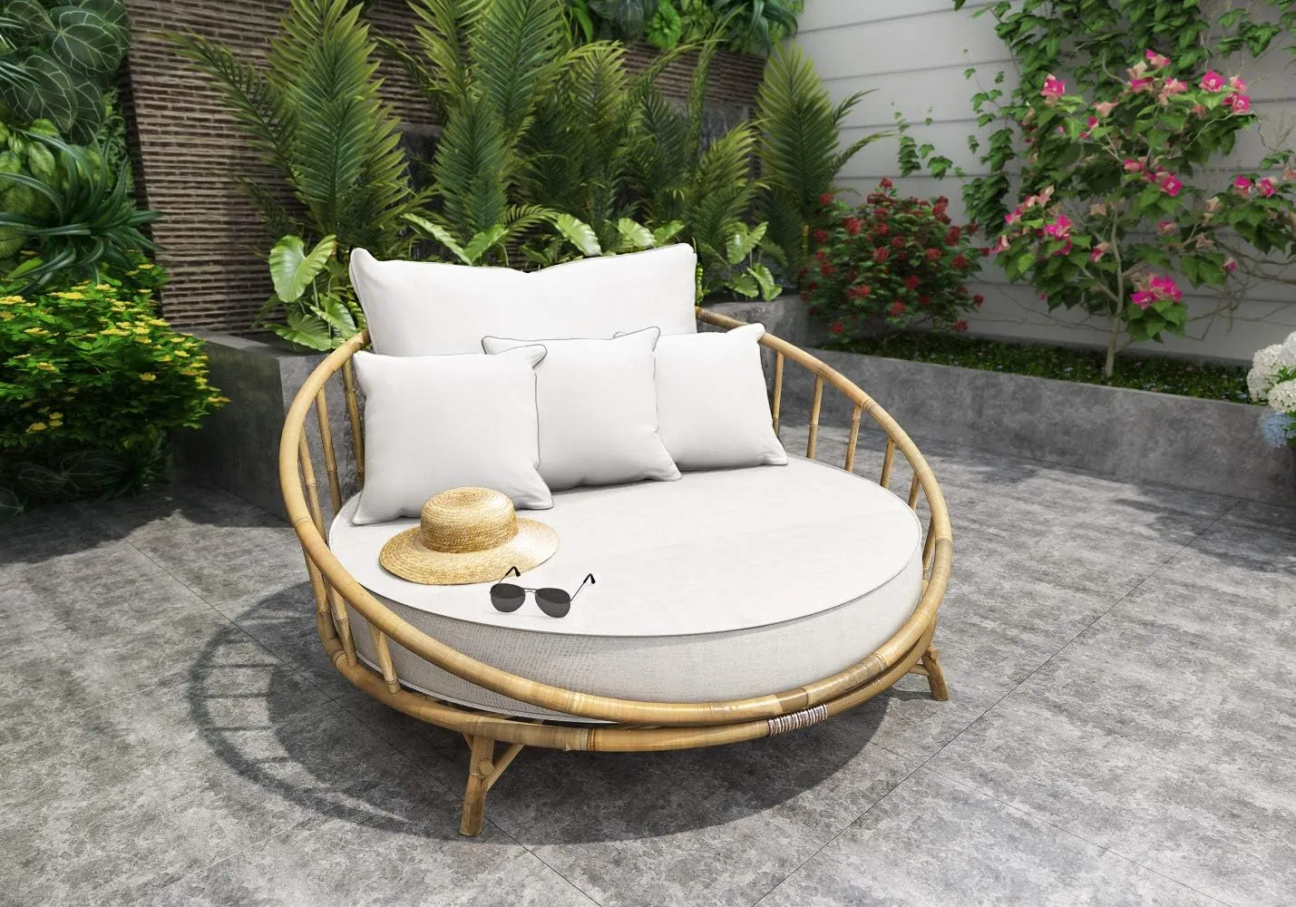 Bamboo Chaise Lounge - Fancy Bamboo Chair Design